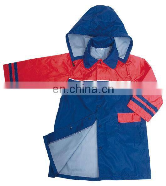 Cute Waterproof Hooded PVC Kids Children Raincoat
