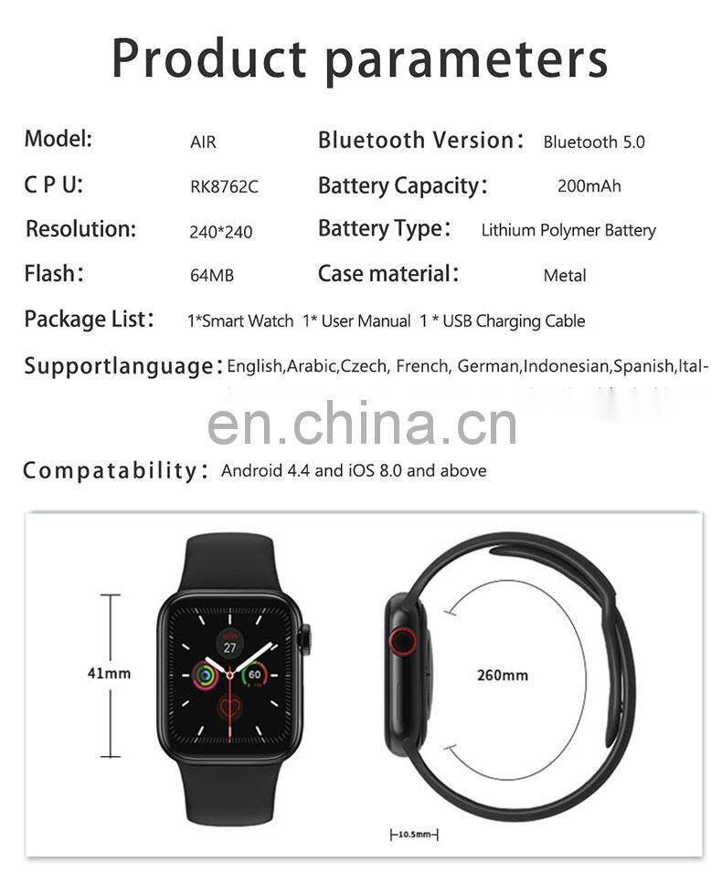 2020 Newest Products body temperature smart watch bracelet waterproof man relojes inteligentes bluetooth smartwatch sport band