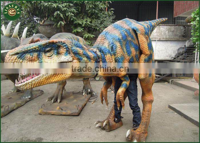 Lisaurus-C-2016 Best quality promotion price dinosaur costume for adult performance