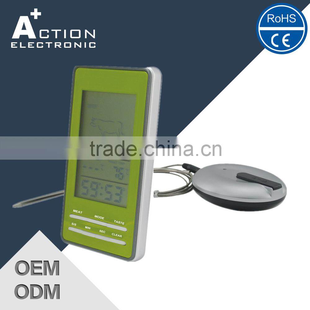 New Design Wireless Gas Oven Thermometer with Probe and Timer