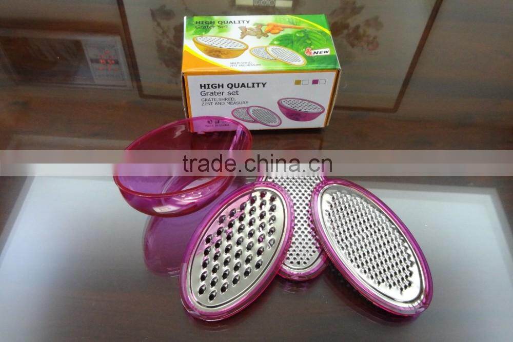 Radish Carrot 3 in one graters with box
