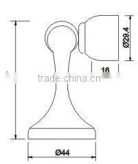 Zinc Alloy Magnetic Door Stopper
