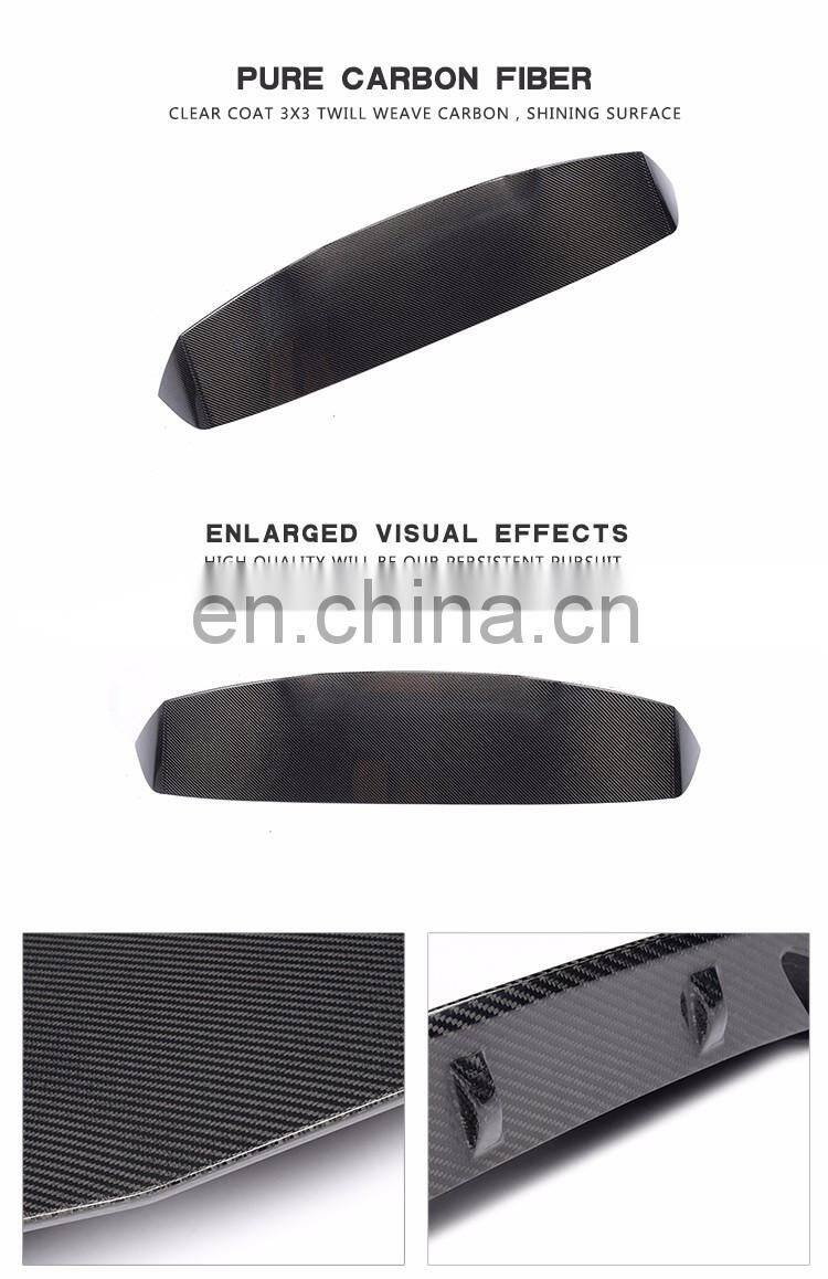 Carbon Fiber Hatchback car Roof Spoiler for Volkswagen VW GOLF 7 VII MK7 GTI