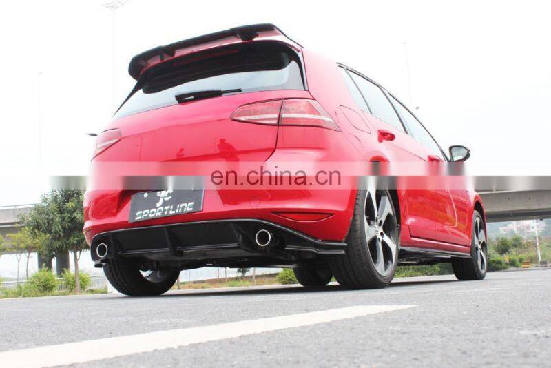 Newly for VW Golf 7 MK7 GTI 2014 UP RZ Style Carbon Fiber Rear Wing Roof Spoiler