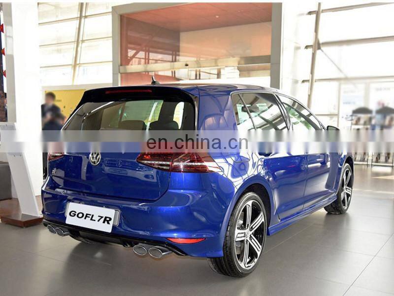 R style MK7 Carbon Fiber Rear Race Wing Spoiler for VW GOLF VII 7 MK7