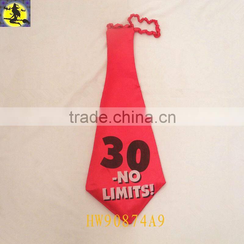 Colorful Big Funny Composit Cloth Tie for Birthday Party