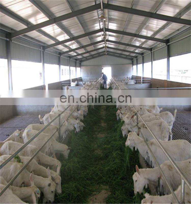 Metal Framed Prefab Light Steel Goat Farm Sheep Shed in Philippines
