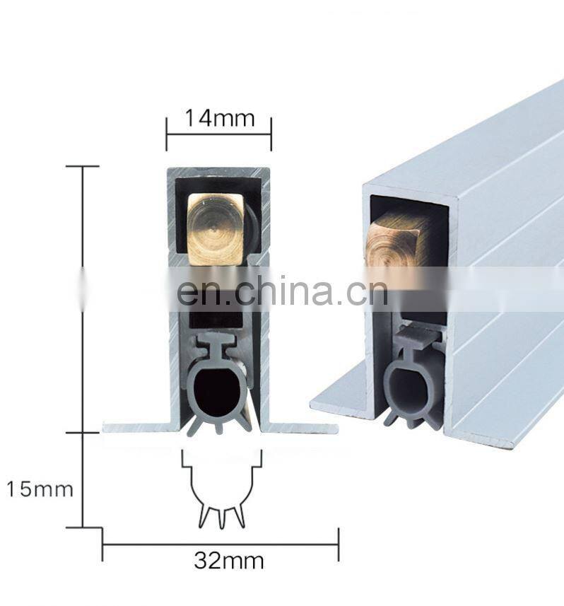 Under Door Acoustic Automatic Oem Parts Bottom Door Seal For Industry