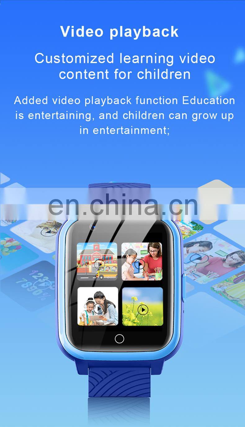 2021 SOS anti-lost alarm clock remote monitor smartwatch mobile phone watch kids 4G LTE GPS Smart Watch