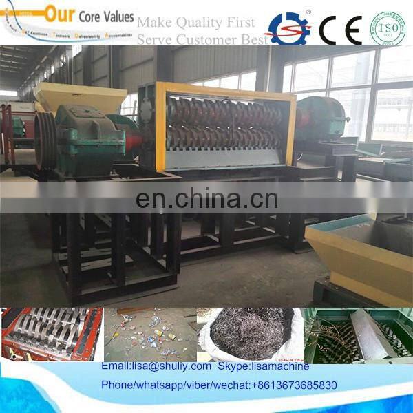 engine oil filter crusher, Waste electrical cabinet crusher , Scrap car bumper crusher equipment 008613673685830