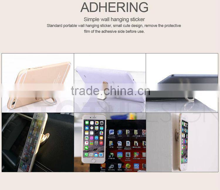 TOTU Multiple Color Zinc Alloy Metal 360 degree rotation Ring Holder for Mobile Phone