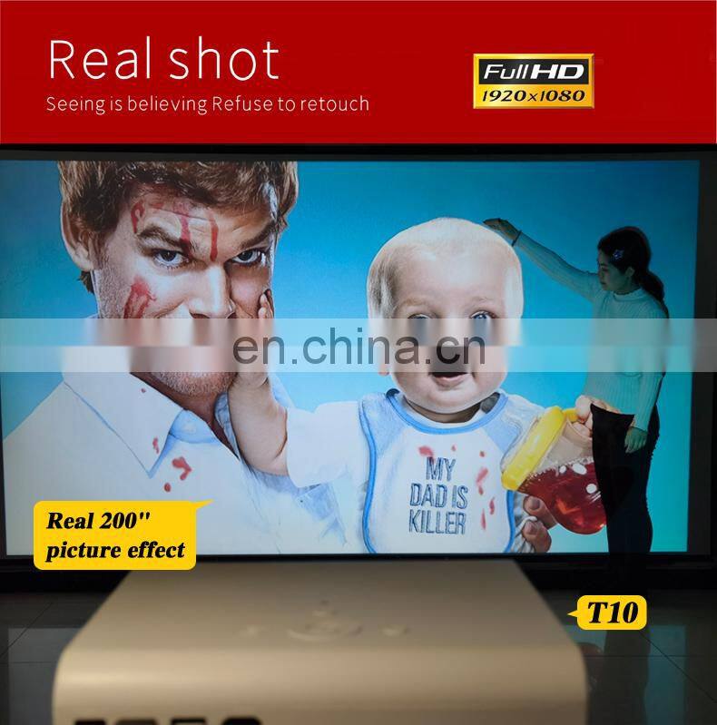 UNIC T10 Mini Portable Projector 3500lms 1280*720 Full HD LED Home Cinema Miracast/Airplay Projector1080p