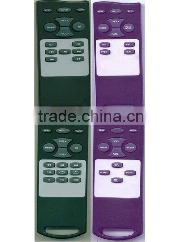 special model small and slim case with less buttons IR TV remote control for Middle-East, EU, Africa, South America market