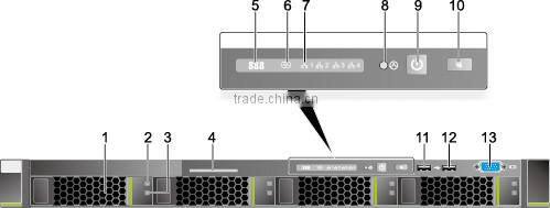 Original Quidway HUAWEI DDR4 intel database server RH1288 V3 with 2 CPU