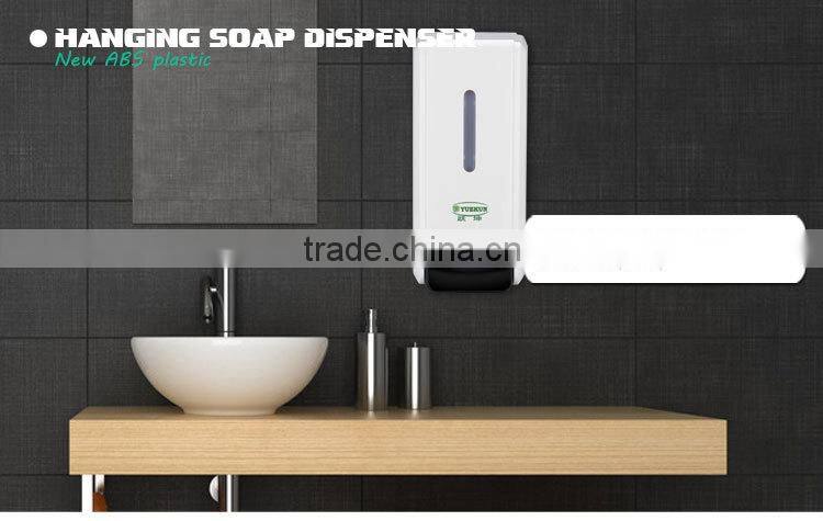 liquid manual soap lotion dispenser / wall mount refillable sanitizer gel machine / never leakage shampoo dispenser YK5008-A