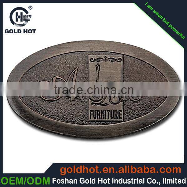 High quality golf nameplate name plate sample