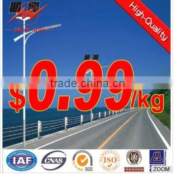 hot dip galvanized 20m steel tower for power transmission