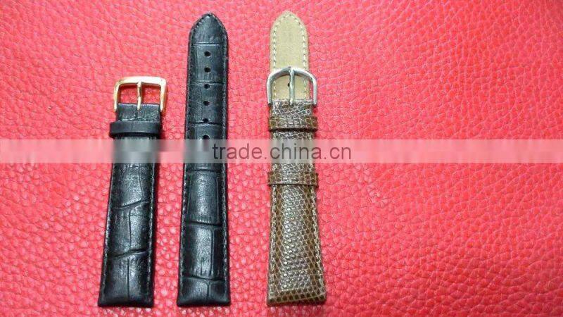 Produce and Wholesale Crocodile Genuine Leather Watch Bands for People