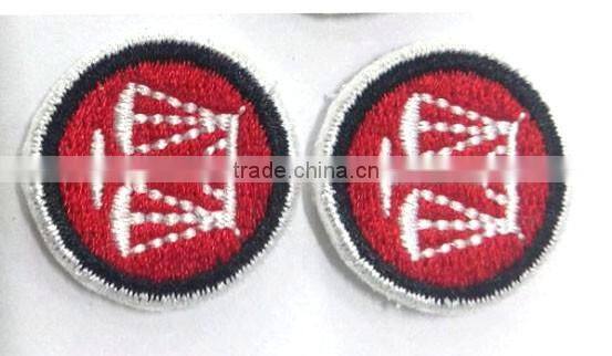 embroidery patch for garments , customized embroidery patch