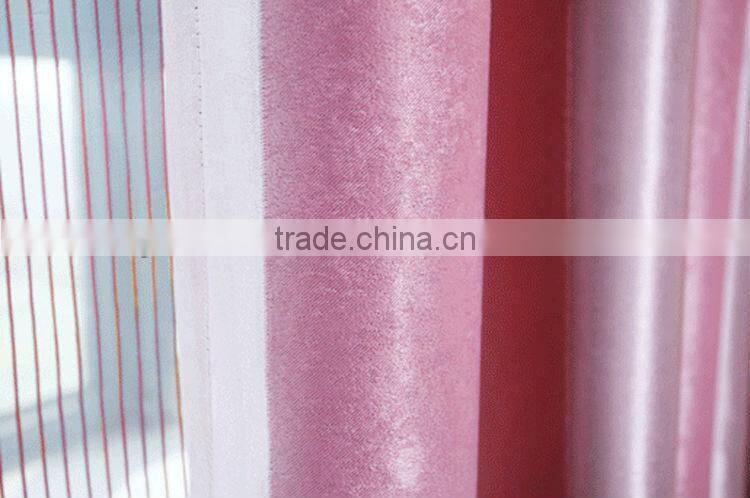 Wholesale high quality s0ft feel newest design home goods window curtains