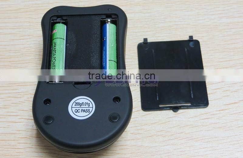 5.3 x 5.2cm Metal Tray 500g x 0.1g Gold Platinum Mouse Electronic Scale