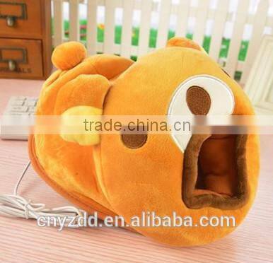 plush warm mouse pads/cold winter warm hand of soft plush mouse pad