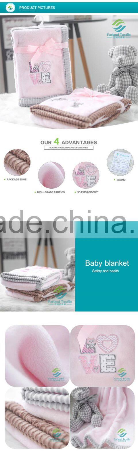 2016 Europe Fashion and newest patterns infant blanket warm winter