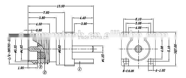 SMA RF Coaxial Connector