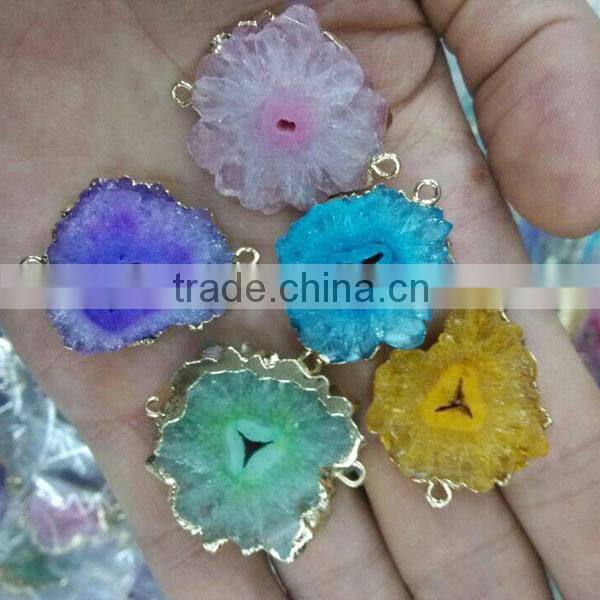 JF8597 Wholesale crystal pave freeform faceted blue labradorite beads