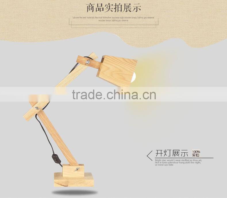 2016 LED Wood table Light JK-879-11 Antique table lamp portable laptop cushion tray table with led light