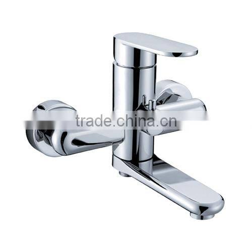 Guangdong Ceramic Cartridge Deck Mounted Series Basin Faucet Cheap Sanitary Wares
