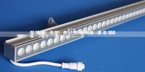 waterproof dmx led wall washer, Building facade lighting aluminum rgb Led Wall Washer Dmx Ip65