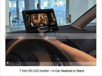 7 inch tft lcd monitor with sd card for bus advertising