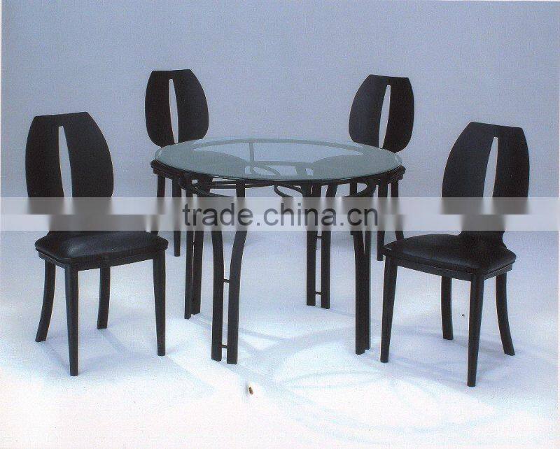 Modern Dining Set/ Black Dining Set