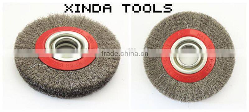 Less profit stainless steel wire brush wheel used for machine