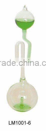 Blue Glass love meter/glass hand boiler