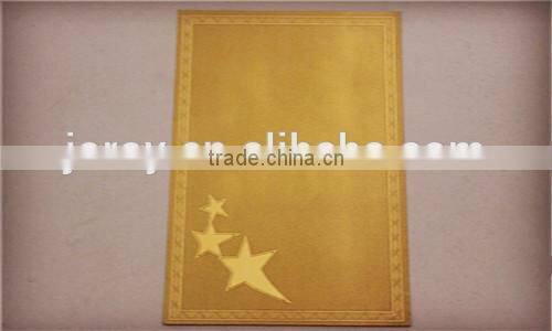 high quality gold foil paper Stickers Embossed
