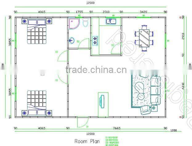 Finished prefab house luxury prefab house mobile restaurant/Prefab homes