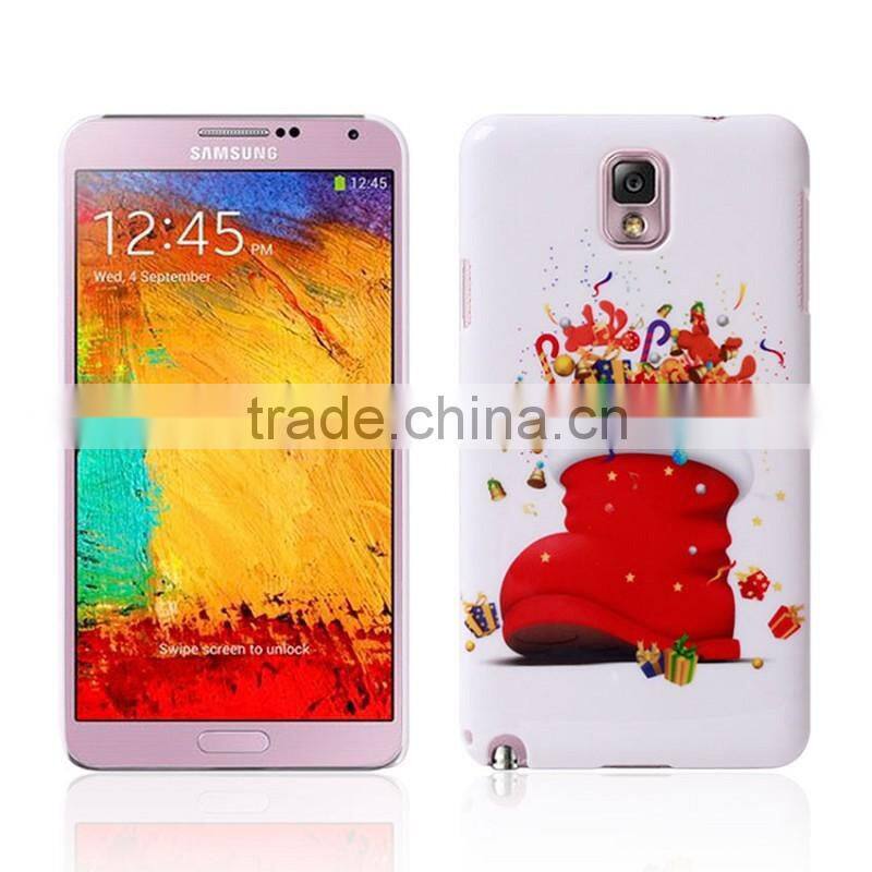 Best price mobile shell for galaxy note 3 custom case(promotional christmas gifts)