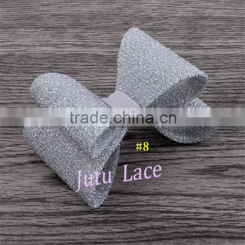 Newest Handmade Glitter Sequin Hair Bow - High Quality Fabric Bow Accessory