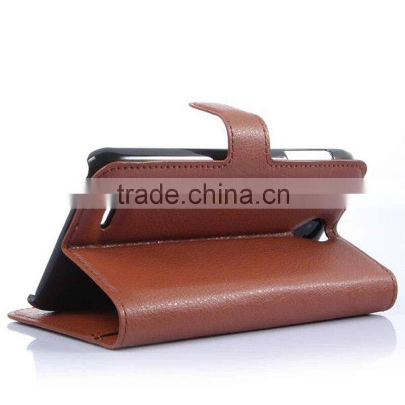 Keno Premium Wallet Hard Case for Lenovo A850 Flip Leather Case