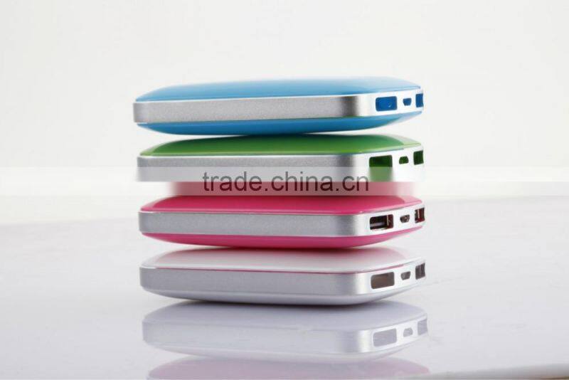 Cheap Colorful Power Bank Dual USB Output Ports New Style 2015
