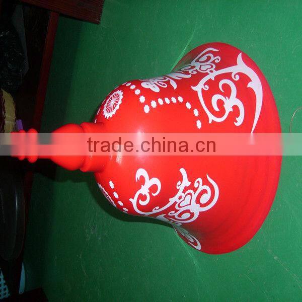 Colorful plastic christmas bell