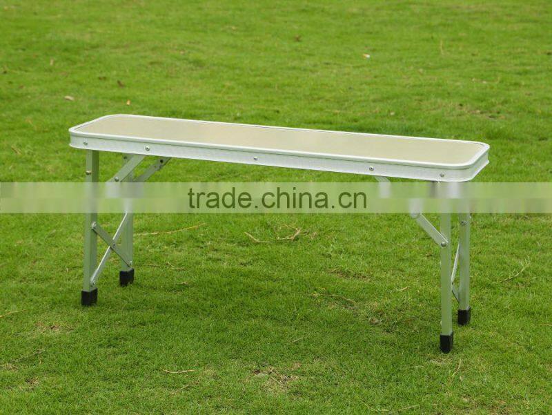 Long aluminum folding bench sets