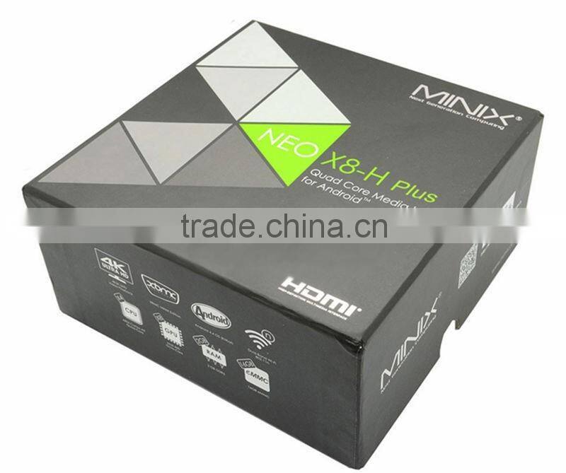 2016 Minix Neo x8-h Amlogic S812 android 4.4 tv box 2.0ghz 2G RAM 16G Flash Bluetooth 4K*2K Minix Neo x8-h plus Roofull