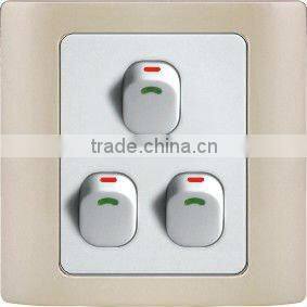 Three Gang One Way Switch