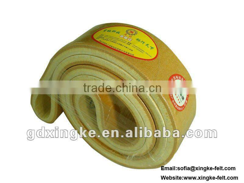 PBO&kevlar seamless conveyor belt for aluminium extrusion