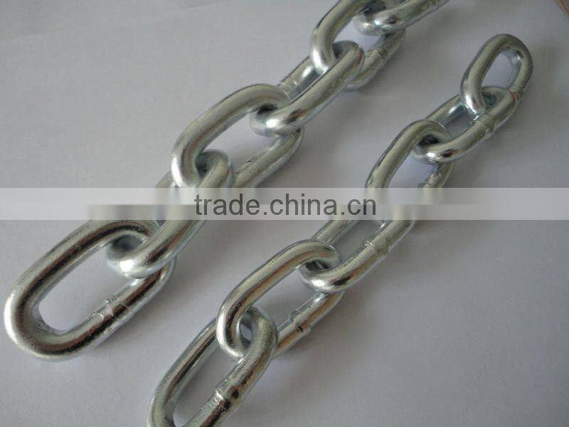 G80 electric galvanized short link fishing chain