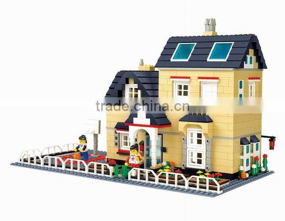 new product Funny Villa Block toy