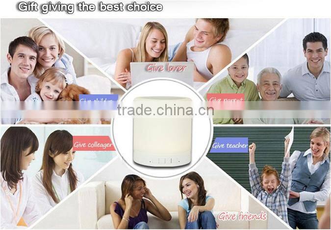 Magic Touch Sensor Lamp Mini Portable Bluetooth Wireless Speaker For Sauna